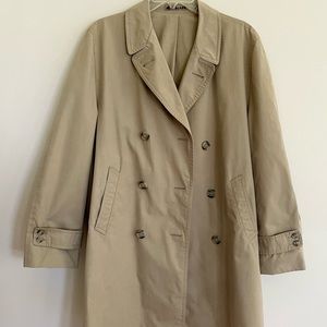 Vintage London Fog Double Breasted Trench Coat